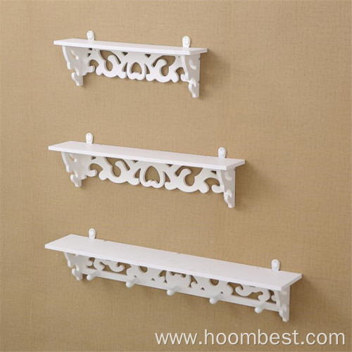 White Display Stand Racks for Books 3-SET